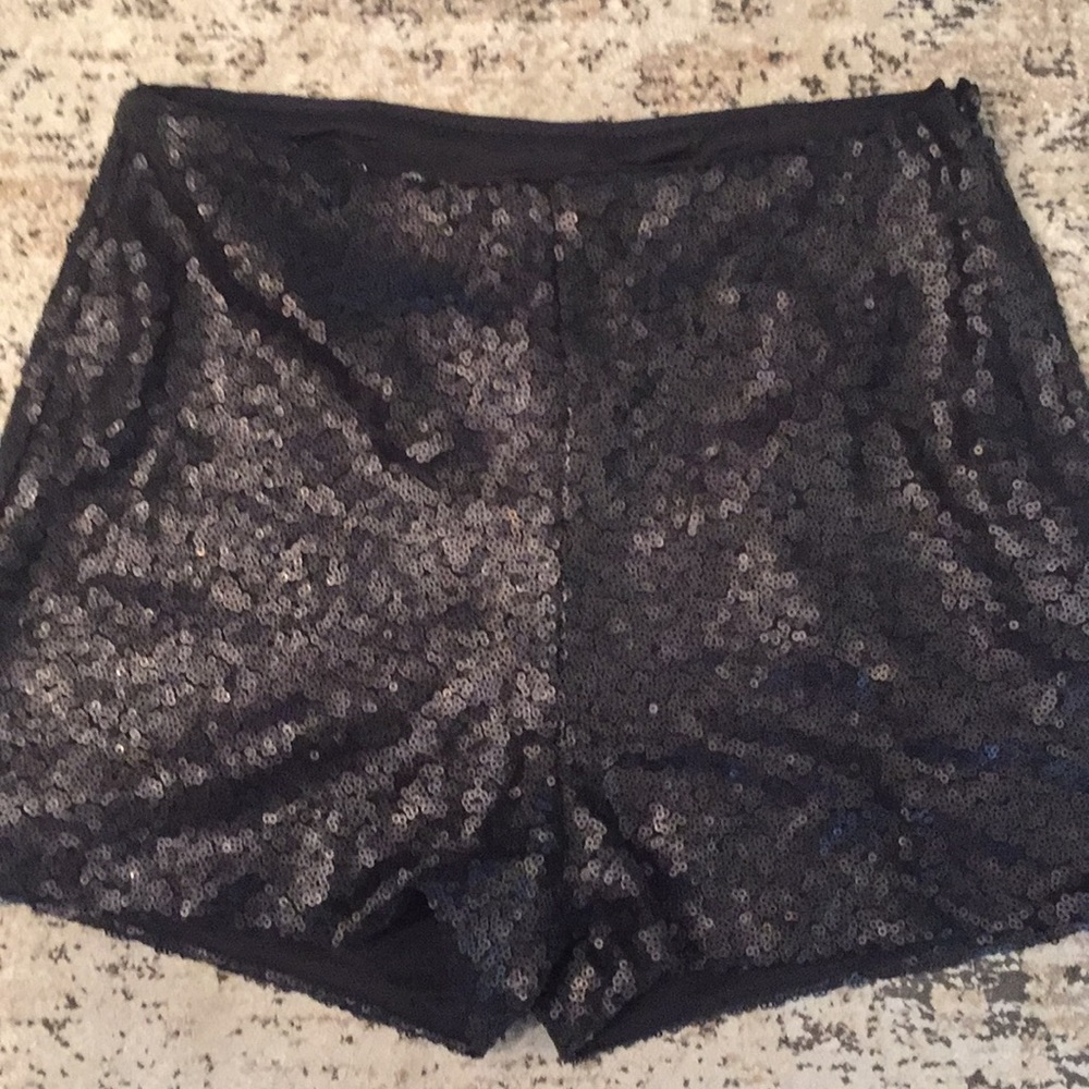 H & M sequin shorts